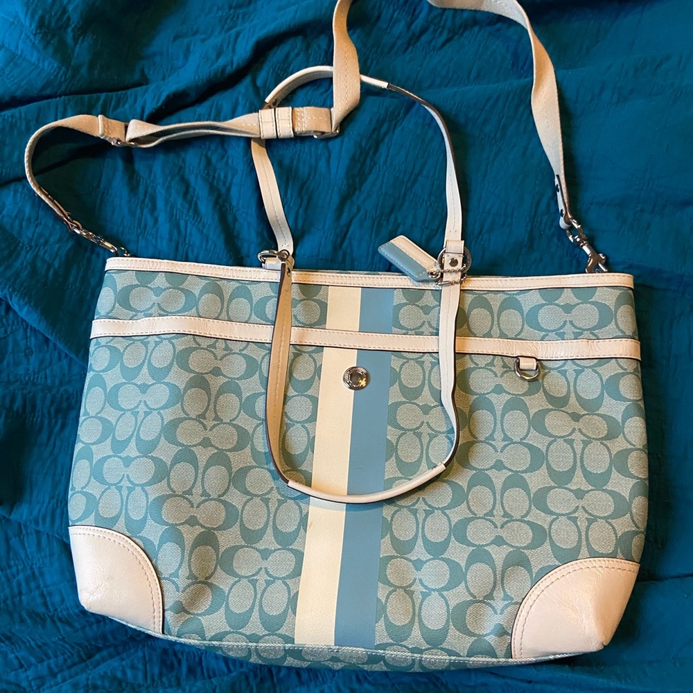 Authentic Coach diaper bag
